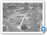 View of Diamond from Cathedral Tower, c1970s, Courtesy Raphoe Tidy Towns Local History Collection